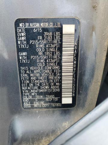 2015 NISSAN JUKE S - JN8AF5MR9FT512098