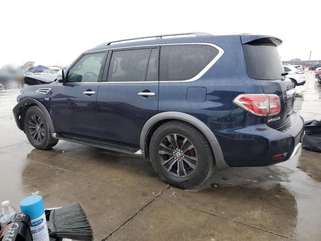 NISSAN ARMADA SV 2018 blue  gas JN8AY2ND4J9054911 photo #3