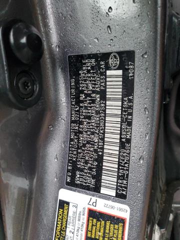 2017 TOYOTA CAMRY LE - 4T1BF1FK5HU397582