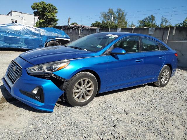 HYUNDAI SONATA SE 2018 blue  gas 5NPE24AF3JH624888 photo #1