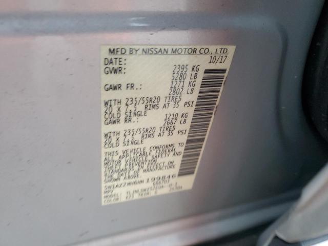 2017 NISSAN MURANO S - 5N1AZ2MH6HN199846