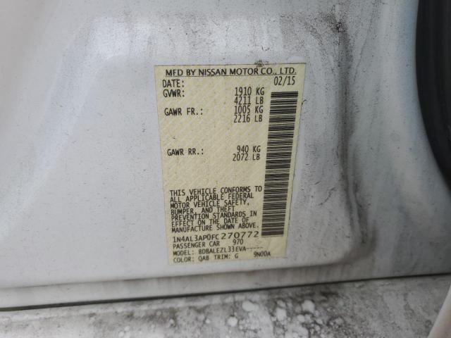 VIN 1N4AL3AP0FC270772 2015 NISSAN ALTIMA no.12