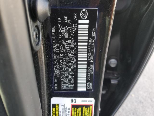 2020 LEXUS ES 350 - 58ADZ1B11LU074614