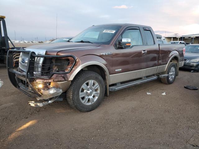 FORD F150 SUPER 2011 brown  gas 1FTFX1ET7BFC53850 photo #1