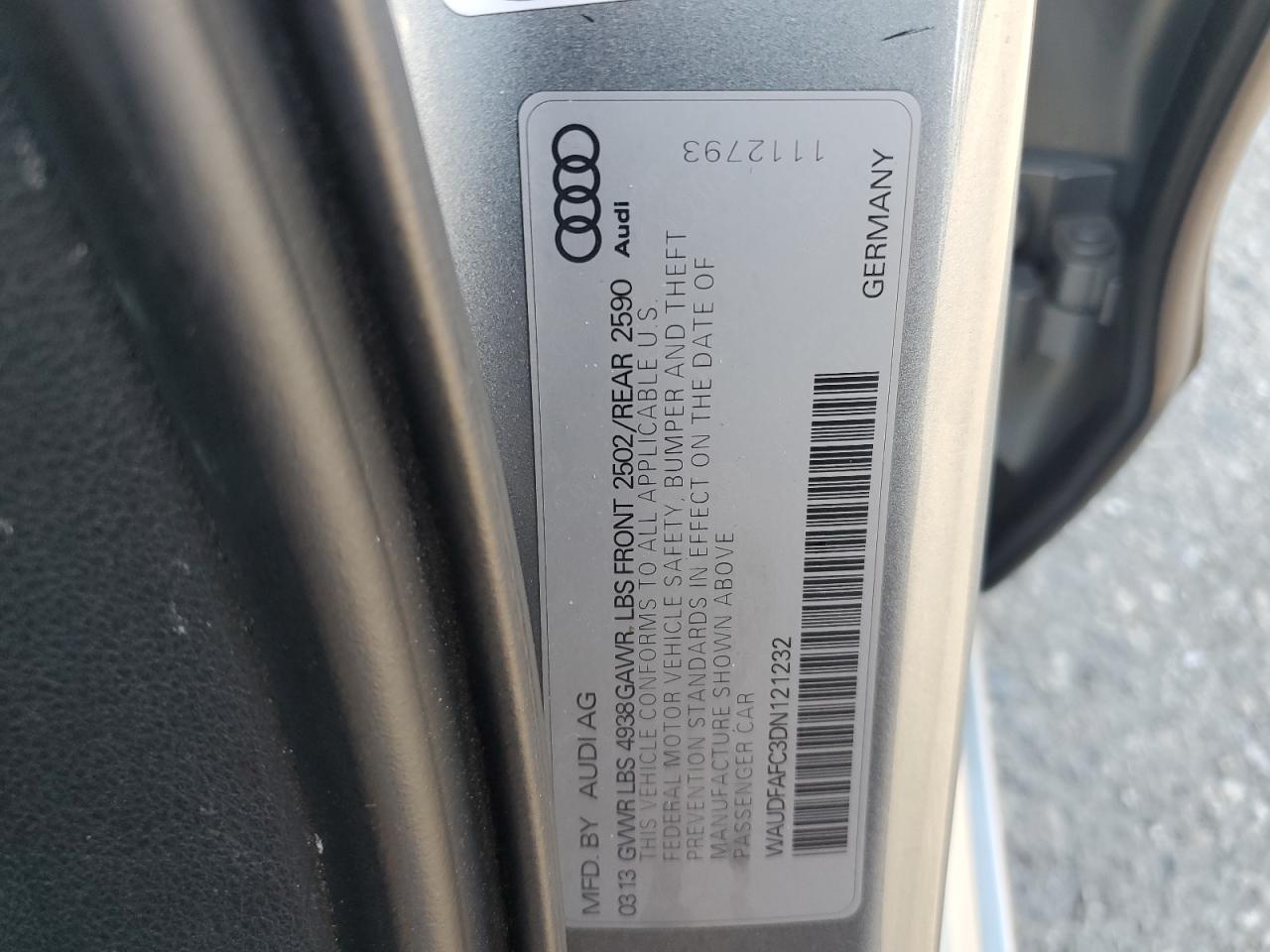 Lot #3029367732 2013 AUDI A6 PREMIUM