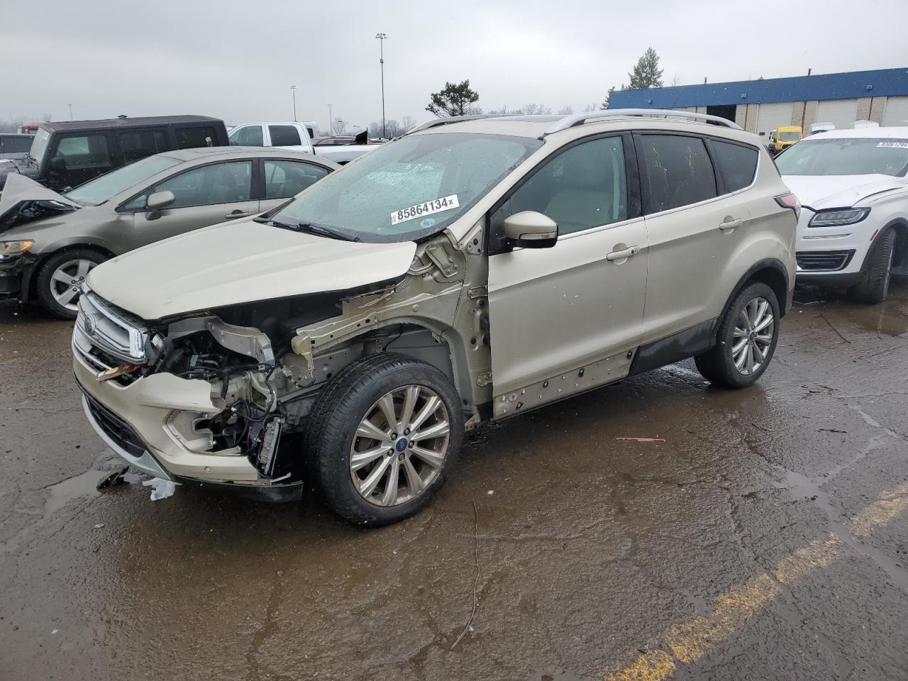 Lot #3033050036 2017 FORD ESCAPE TIT