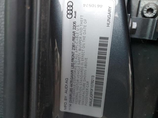 2015 AUDI A3 PREMIUM - WAUCJGFF0F1078213