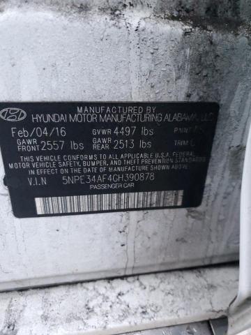2016 HYUNDAI SONATA SPO - 5NPE34AF4GH390878