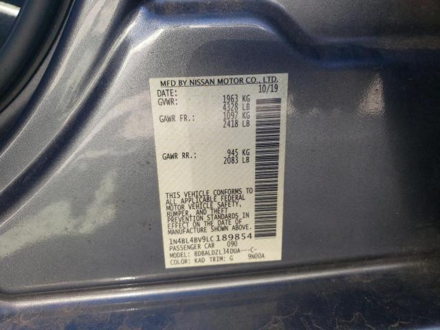 2020 NISSAN ALTIMA S - 1N4BL4BV9LC189854