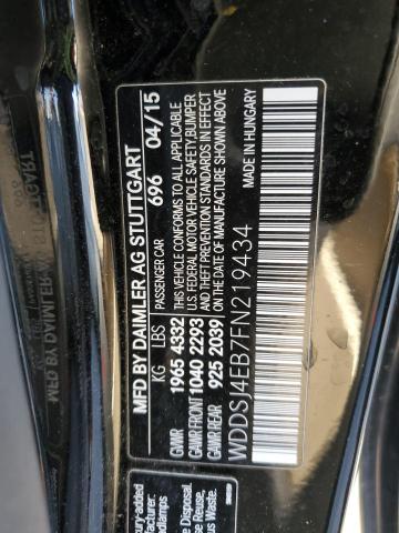 2015 MERCEDES-BENZ CLA 250 - WDDSJ4EB7FN219434