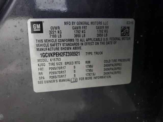 2015 CHEVROLET SILVERADO - 1GCVKPEH2FZ390921