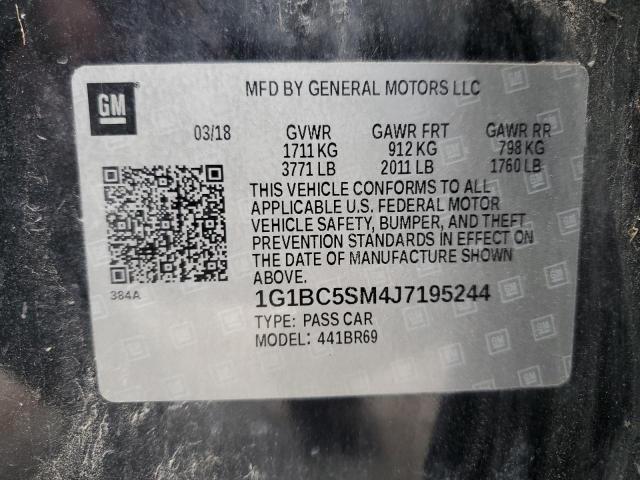 2018 CHEVROLET CRUZE LS 1G1BC5SM4J7195244