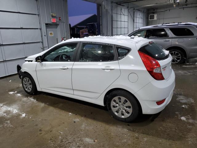 HYUNDAI ACCENT SE 2016 white  gas KMHCT5AE9GU288899 photo #3