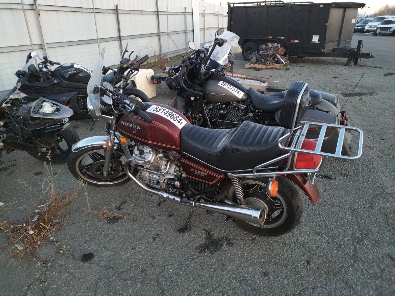 Lot #3033210808 1980 HONDA CX500 DELU