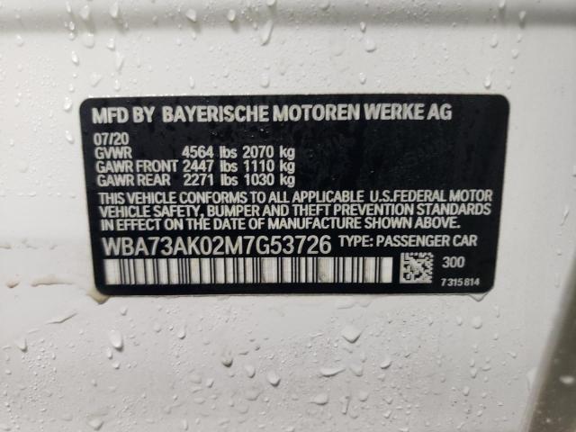 2021 BMW 228XI - WBA73AK02M7G53726