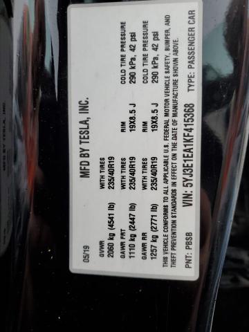 2019 TESLA MODEL 3 - 5YJ3E1EA1KF415368