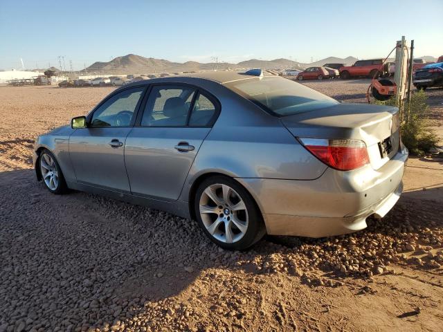 BMW 550 I 2006 gray sedan 4d gas WBANB535X6CP00357 photo #3