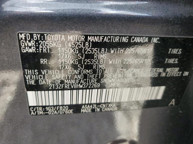 2017 TOYOTA RAV4 LE - 2T3ZFREV8HW372269