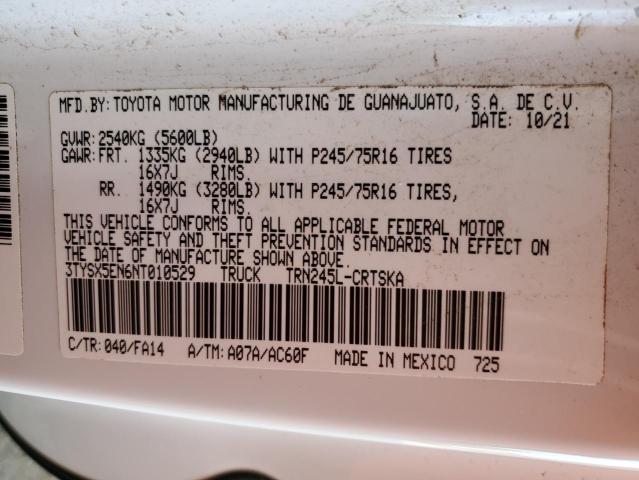 2022 TOYOTA TACOMA ACC - 3TYSX5EN6NT010529