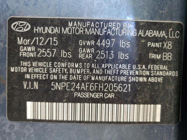 2015 HYUNDAI SONATA SE - 5NPE24AF6FH205621