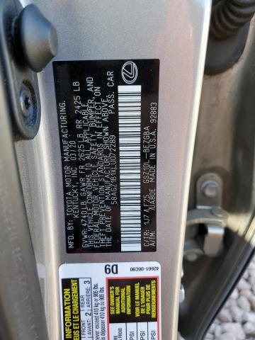 2020 LEXUS ES 350 F S 58AGZ1B1XLU072289