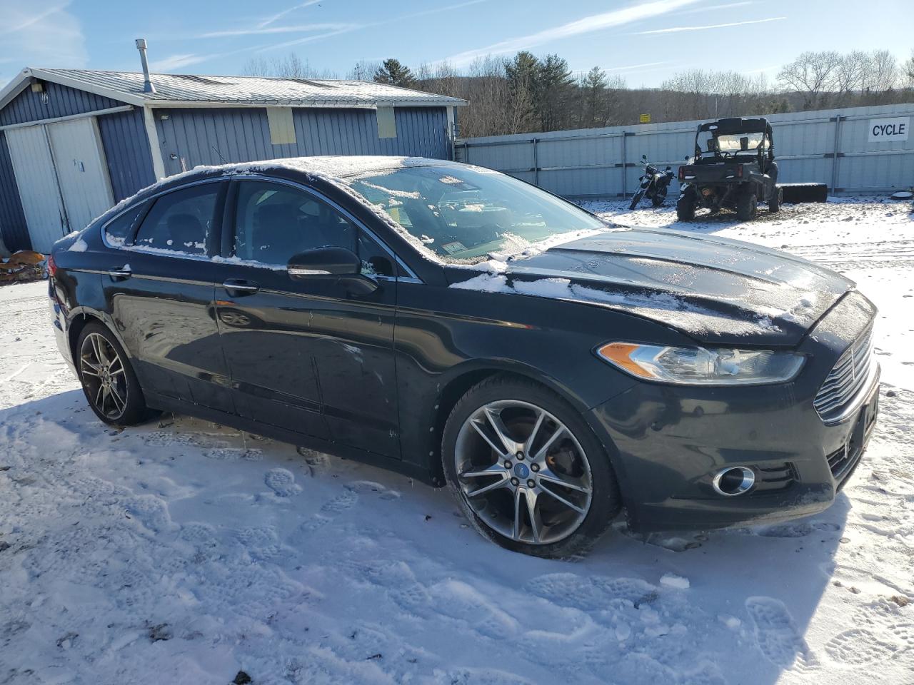 Lot #3034386131 2013 FORD FUSION TIT