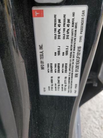 2018 TESLA MODEL 3 - 5YJ3E1EA7JF101416
