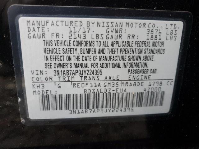 VIN 3N1AB7AP9JY224395 2018 NISSAN SENTRA no.12