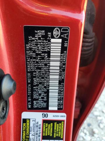 2015 TOYOTA COROLLA L - 2T1BURHE0FC378352