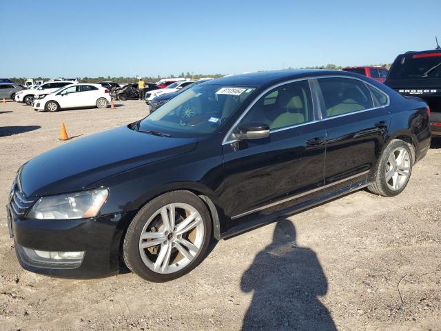 VOLKSWAGEN PASSAT SEL 2013 black  diesel 1VWCN7A30DC009850 photo #1