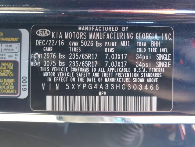 2017 KIA SORENTO LX - 5XYPG4A33HG303466