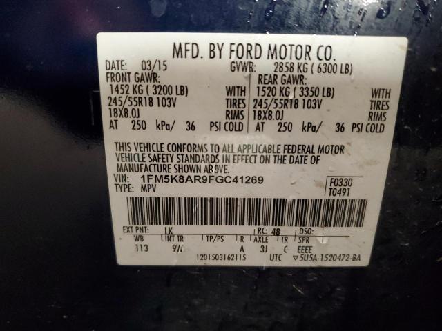 2015 FORD EXPLORER P - 1FM5K8AR9FGC41269