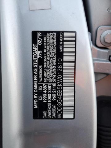 2019 MERCEDES-BENZ A 220 - WDD3G4EB5KW012810