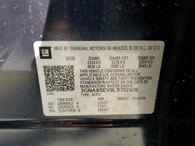 2020 CHEVROLET EQUINOX LS - 3GNAXSEV8LS702426