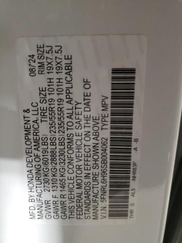 2025 HONDA ODYSSEY EL - 5FNRL6H96SB004062