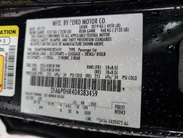 VIN 3FA6P0HR4DR383459 2013 FORD FUSION no.12