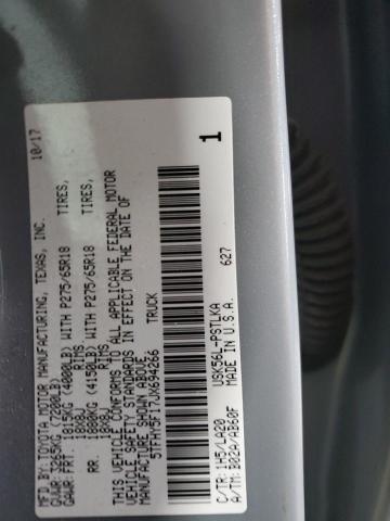2018 TOYOTA TUNDRA CRE - 5TFHY5F17JX694266