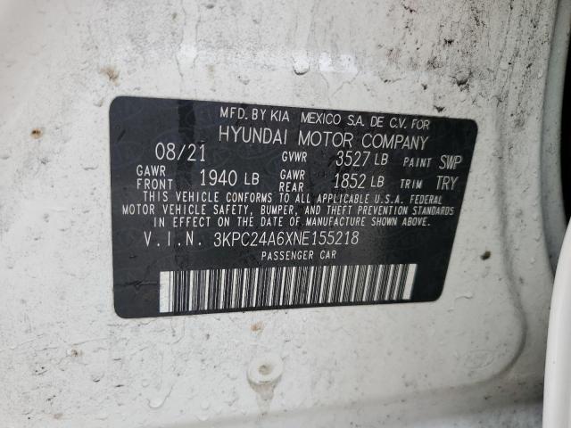 2022 HYUNDAI ACCENT SE - 3KPC24A6XNE155218