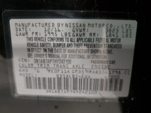2017 NISSAN SENTRA S - 3N1AB7AP7HY242100