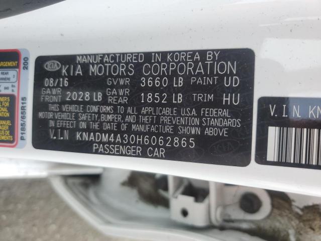 2017 KIA RIO LX - KNADM4A30H6062865