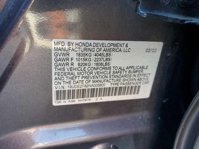 2022 ACURA ILX PREMIU - 19UDE2F82NA005800