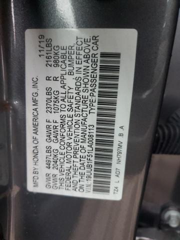 2020 ACURA TLX TECHNO - 19UUB1F51LA008113