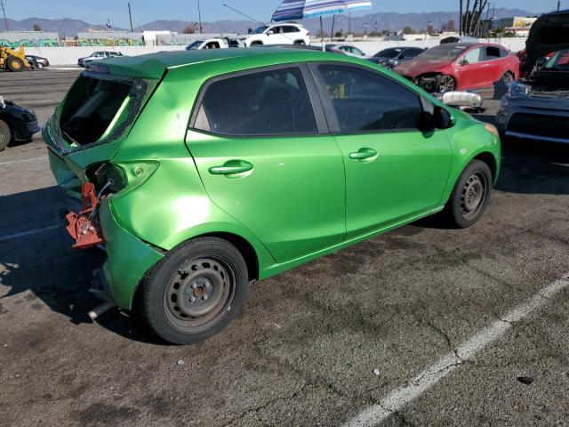 MAZDA MAZDA2 2012 green hatchbac gas JM1DE1KZ9C0148057 photo #4