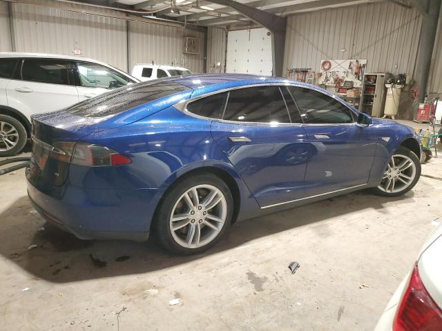 TESLA MODEL S 2015 blue  electric 5YJSA1E10FF118847 photo #4