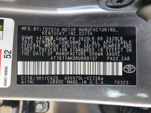 VIN 4T1G11AK0RU899137 2024 TOYOTA CAMRY no.13