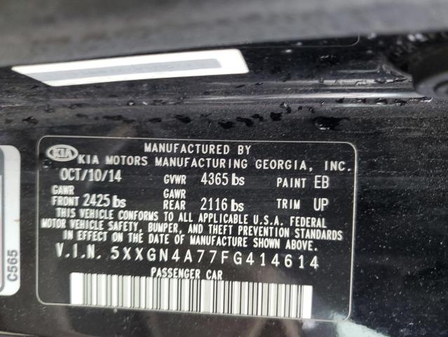 2015 KIA OPTIMA EX - 5XXGN4A77FG414614