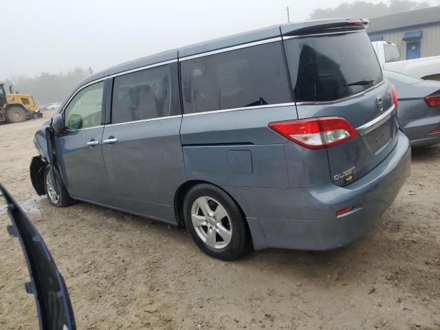 NISSAN QUEST S 2013 charcoal  gas JN8AE2KP4D9062289 photo #3