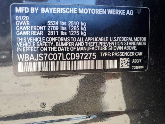 2020 BMW M550XI - WBAJS7C07LCD97275