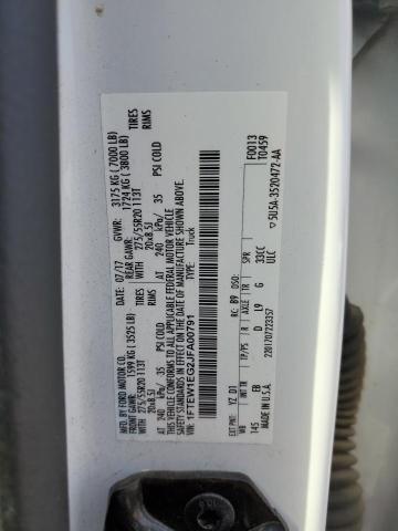 2018 FORD F150 SUPER - 1FTEW1EG2JFA00791