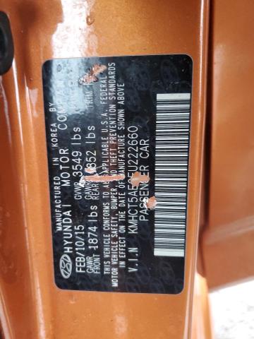 2015 HYUNDAI ACCENT GS KMHCT5AE9FU222660